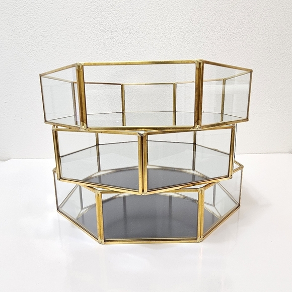 Mirrored Tray - Set of 3 - Picture 11 of 12